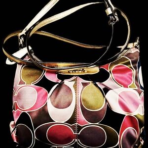 #051 Coach Pink and Brown Poppy